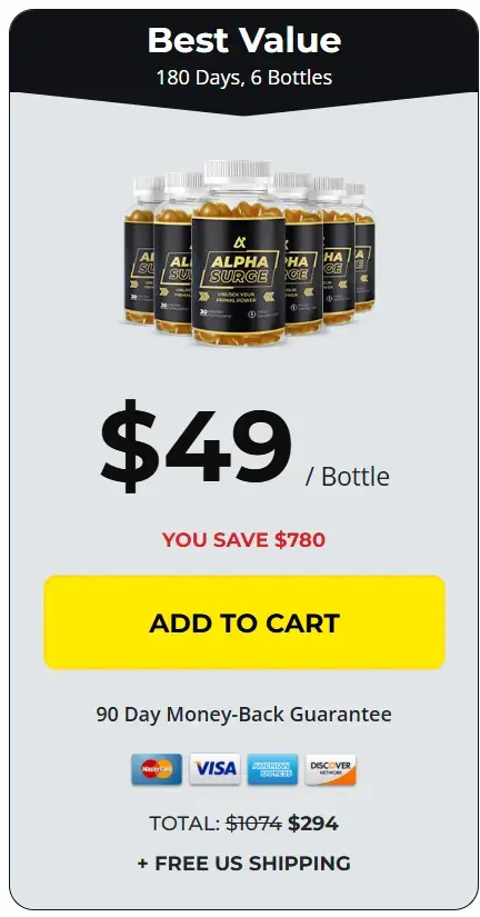 Buy Alpha Surge 6 Bottles Buy Alpha Surge 6 Bottles